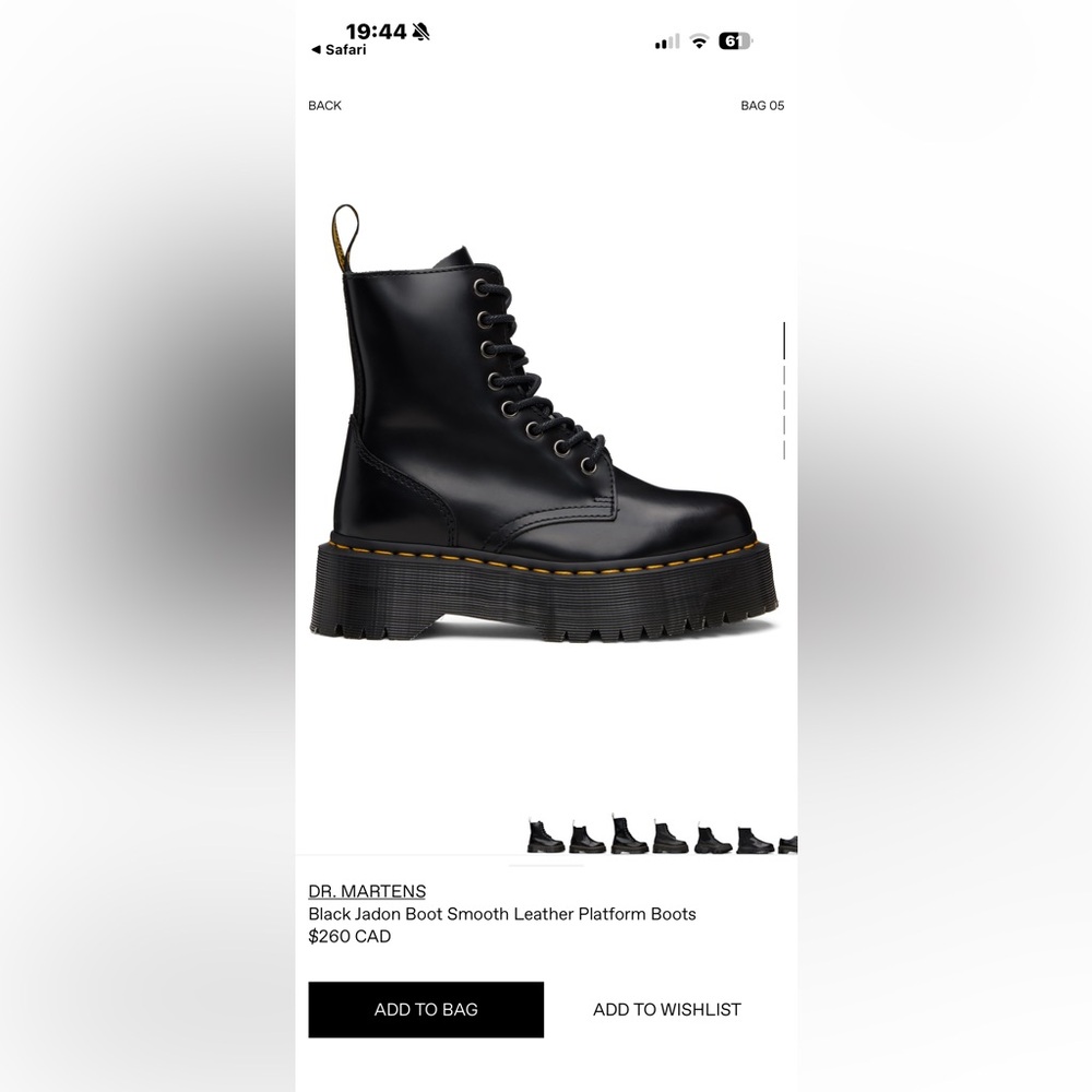 Dr. Martens Black Boots